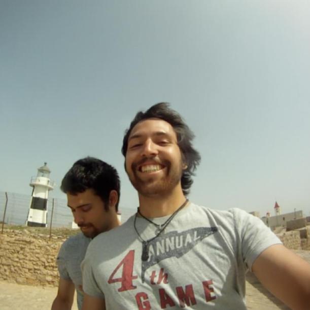Akko, Israel with my brother